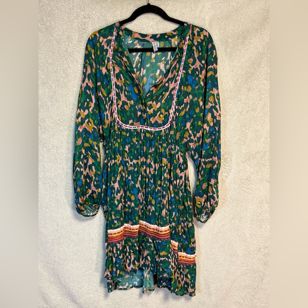 Blink London (size M) silk long sleeve dress